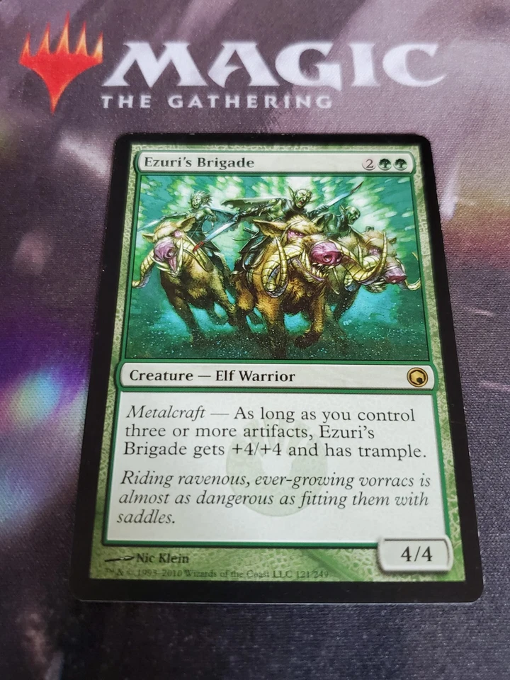 MTG. 2x Ezuri's Brigade. Scars of Mirrodin. Lp  - Image 1 of 1