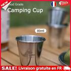 4pcs Camping Cup Stackable Stainless Steel Mug Wine Beer Cup for Camping Fishing