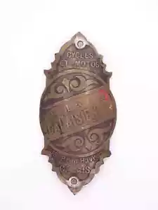 Vintage headbadge La Calaisienne Bicycle France emblem badge - Picture 1 of 5