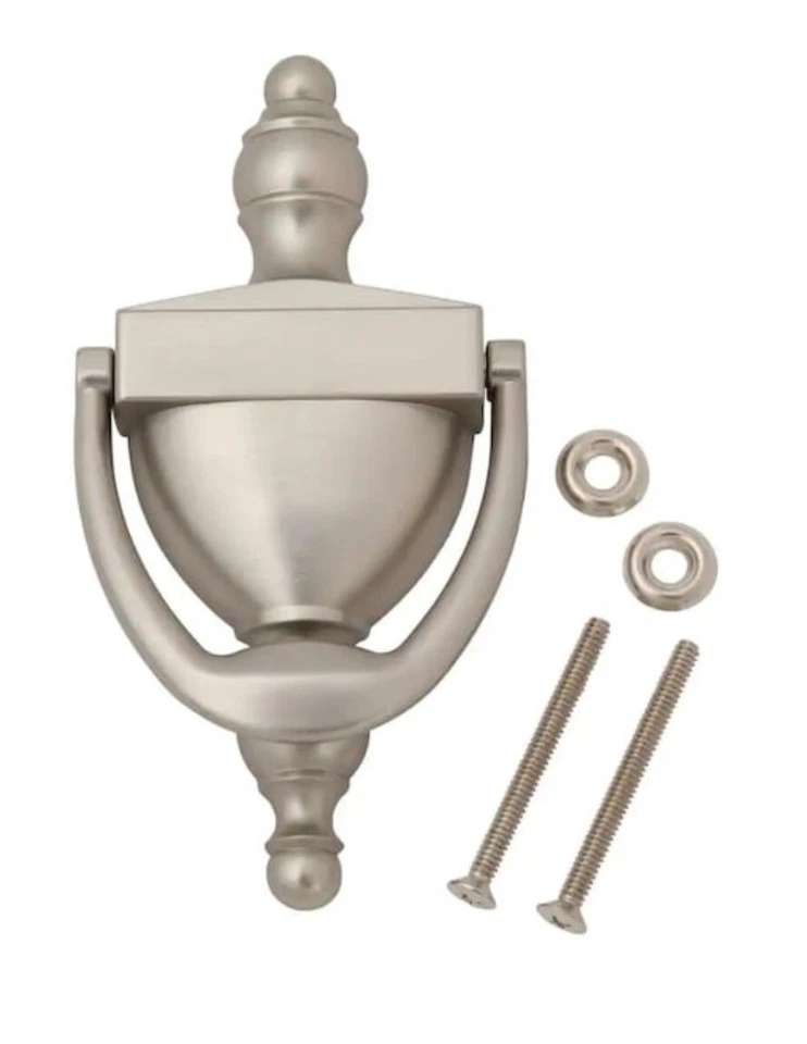 5 Pack RELIABILT Satin Nickel Finish Door Knocker 6-5/16" 1/8" 5217446
