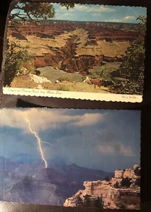 Vintage Grand Canyon Postcards 1976 set 2 Arizona Paper RPPC Paper Ephemera - Picture 1 of 2