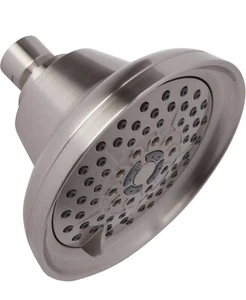 Shower Massage Head With Mist - High Pressure Boosting, 6 Multi-Function, Nickel - Picture 1 of 4