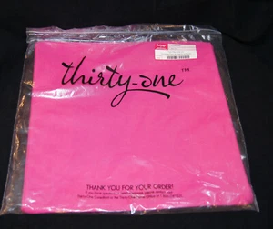 Thirty-One - Pink Cross PoP (Retired Pattern)  - Lid ONLY NIP - Picture 1 of 2