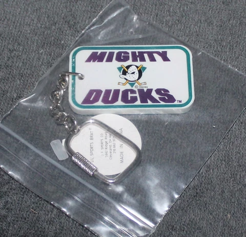 VINTAGE  ANAHEIM MIGHTY DUCKS HOCKEY RINK KEYCHAIN NHL Cover