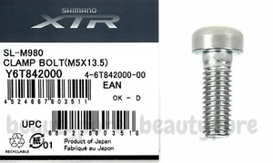 Shimano XTR Clamp Bolt (SL-M9000) M5 x 13.5mm New - Picture 1 of 1
