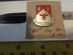 505th Engineer Battalion D22 Unit Crest, DI, DUI (DRAW#18) - Picture 1 of 1