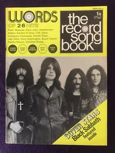 WORDS - RECORD SONG BOOK Magazine - Mar 1971 - BLACK SABBATH George Harrison - Picture 1 of 5