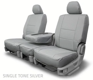 For 2019-2024 Subaru Forester Seat Covers Full Set in Silver Canvas - Picture 1 of 3
