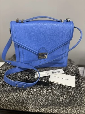 Bolso de mano Loeffler Randall Medium Rider azul de hombro o bandolera Foto 1 de 4