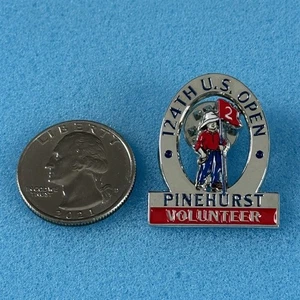 124th US Open 2024 Pinehurst #2 Golf Course Volunteer Pin Pinback #59064 - Picture 1 of 2