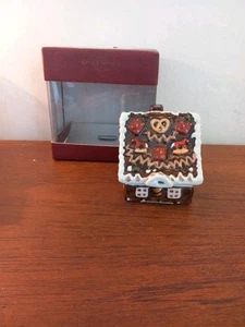 Villeroy & Boch Germany Miniaturen Holz Haus Ornament Teelichthalter verpackt  - Bild 1 von 14