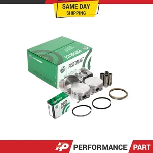 Pistons w/ Rings for Mitsubishi Eclipse Outlander 2.4L 4G64 - Picture 1 of 9