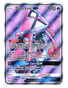2017 Pokemon Sun & Moon Guardians Rising Ultra Rare Full Art Tapu Lele GX 137 - Picture 1 of 2