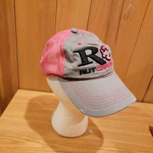 Rut Crazed Womens Embroidered Distressed Adjustable Strap Back Hat Hunting - Picture 1 of 7