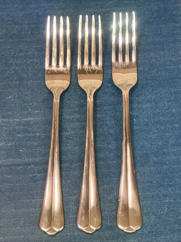 3 garfos para salada IKEA talheres de aço inoxidável SVIT - Imagem 1 de 3