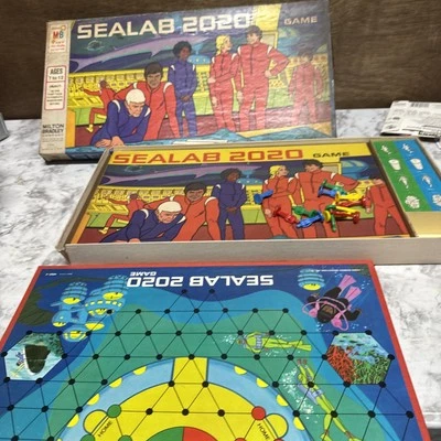 Vintage 1973 Hanna-Barbera SEALAB 2020 Board Game Milton Bradley Okay Condition! - Image 1 of 4