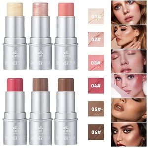 Blush Stick Highlighter Blush Cheek Lip Eye Blush Brightening Stickmatte - - Picture 1 of 15