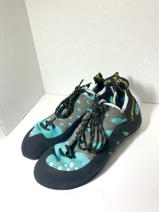 La Sportiva Tarantulace Schuhe Herren 8,5 41 blau Wildleder Klettern Spitze Outdoor - Bild 1 von 6