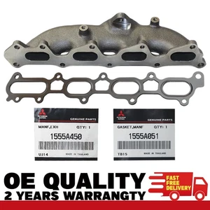 Genuine Exhaust Manifold & Gasket For Mitsubishi Challenger 4D56 2.5L 4WD - Picture 1 of 13