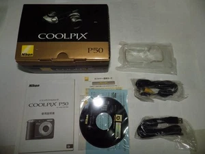 Nikon Coolpix P50 Cd-Rom Instruction Cable Original Box And Accessories Only - Picture 1 of 3