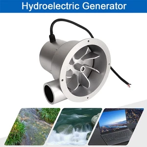 Générateur Hydroélectrique Turbine à Eau Générateur Centrale Hydroélectrique 36W/50W/100W - Photo 1/15