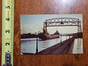 RARE OLD VINTAGE POSTCARD AERIAL BRIDGE DULUTH MINNESOTA - Picture 1 of 2