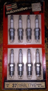 NOS Set of 8 Champion Automotive Spark Plugs, RBL17Y6, In Original Packaging - Picture 1 of 7