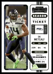 Panini Contenders 2022 #89 DK Metcalf - Foto 1 di 2
