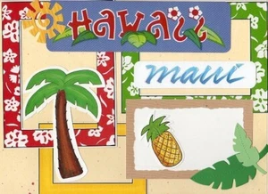 "HAWAII" MIXED DIE CUT SET ~ MAUI BEACH CRUISE VACATION TROPICAL * - Picture 1 of 1