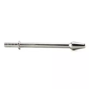 Stainless Penis Shaft Plug with Pee-thru Hole - Smooth Medical CBT Men's - Picture 1 of 4