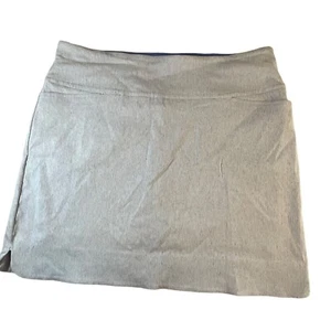 SC & Co White/Blue tweed looking skort with pockets Rayon blend XXL - Picture 1 of 8