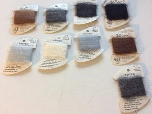 Mixed Lot 21 Rainbow Gallery WISPER, ALPACA, FAUX FUR Needlepoint Threads Fibers - Picture 1 of 8