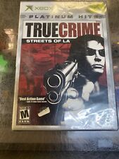 TRUE CRIME STREETS OF L.A. Original Xbox Game NEW SEALED!