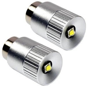 2-Pack HQRP Ultra Bright 300Lm High Power 3W LED Bulb for Maglite 2D 3D / 2C 3C - Picture 1 of 11