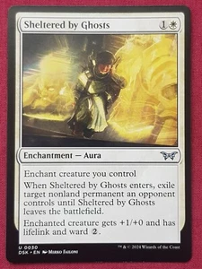 Magic The Gathering DUSKMOURN HOUSE OF HORROR SHELTERED BY GHOSTS white card MTG - Bild 1 von 2