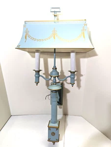 Italienische Toleware Wandleuchte Leuchte Georgian Lighting Studio Italy blau 2armig RAR - Bild 1 von 22