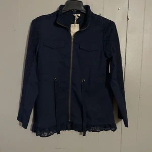 Hem And Thread Embry Lacy Utility Shacket Neu mit Etikett Größe S - Bild 1 von 4