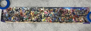 Japanisches Nintendo Switch Super Smash Bros D/S Poster mit allen Charakteren 34 Zoll x 6,5 Zoll - Bild 1 von 4