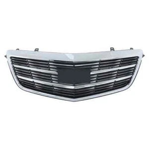 Silscvtt Front Upper Bumper Grill Grille For 2015-2019 Cadillac ATS Plastic - Foto 1 di 21
