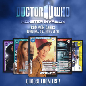 Doctor Who Monster Invasion COMMON Cards (Original + Extreme) [UPDATED]