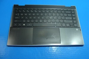 HP Pavilion x360 14m-dw1013dx 14" Palmrest w/Touchpad Keyboard 6070B1744903 - Afbeelding 1 van 6