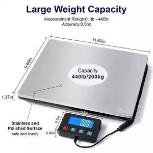 Escala postal envío digital 0,5 oz ¡alta precisión! 440 lb peso comercial - Imagen 1 de 6