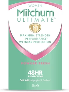 Mitchum Ultimate Women 48 Hr Protection Soft Solid Cream Stick Deodorant and Ant - Picture 1 of 6