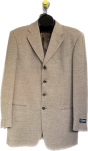 Mens Sport Jacket 100% Wool ,4 Button Size 46L made In Italy art.0564 - Picture 1 of 7