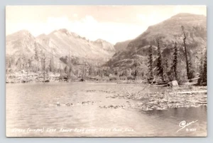 RPPC Nymph Lake Estes Park Colorado Vintage Unposted Sanborn Photo Postcard - Picture 1 of 2