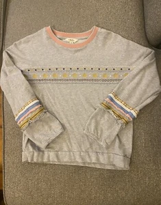 Matilda Jane Size 14 Grey/silver Sweater - Picture 1 of 2
