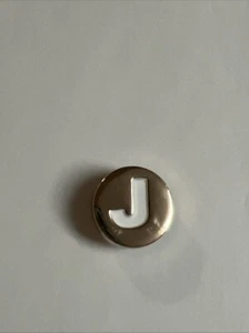 Jibbitz Set For CROCS Gold Letter J - Picture 1 of 2