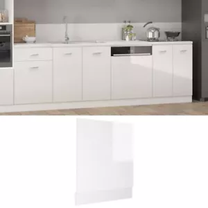 Dishwasher Front Panel High Gloss White Protective Cover Board Kitchen Accessory - Picture 1 of 6