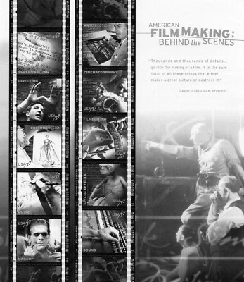 U.S. COMM PANE OF 10 SCOTT#3772 2003 37ct AMERICAN FILM MAKING MNH - Image 1 of 2