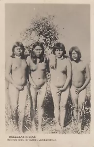 Indios del Chaco Argentinien RPPC 1925 Schöne indische Mädchen Südamerika 2404225 - Bild 1 von 2